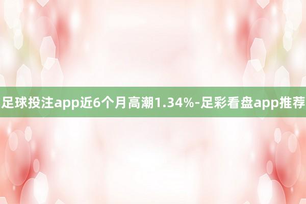 足球投注app近6个月高潮1.34%-足彩看盘app推荐